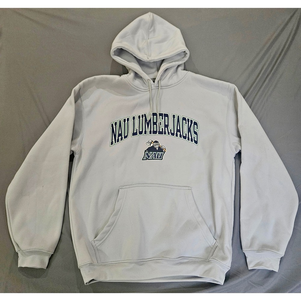 Pro Edge NAU Lumberjacks Hoodie Men Large Gray NCAA Pullover